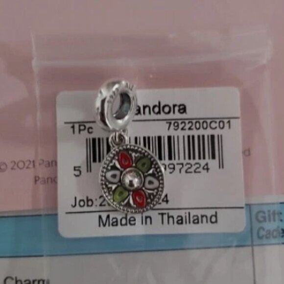 AUTHENTIC PANDORA STERLING SILVER Sombrero Hat Dangle Charm 792200C01 - Picture 8 of 8